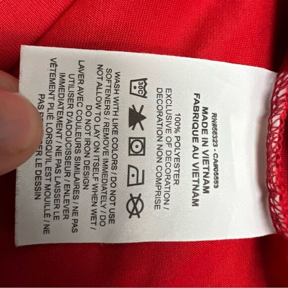 The Nike Tee Red Short Sleeve Shirt Size Large - Picture 4 of 7